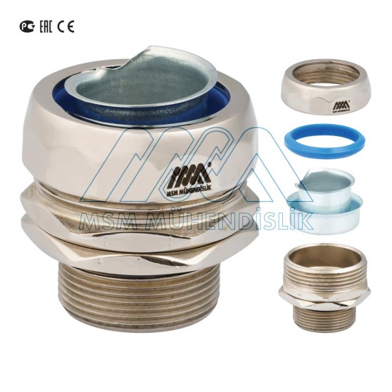 External Type Swivel Thread Metal Connector / Male Type (IP 65) External Type Swivel Thread Metal Connector / Male Type (IP 65)
