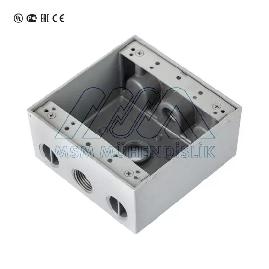 Double Junction Box Three Outlets (IP66)EMT Conduit, IMC Conduit