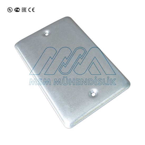 Rectangular Junction Box Cover / 102x54 mm