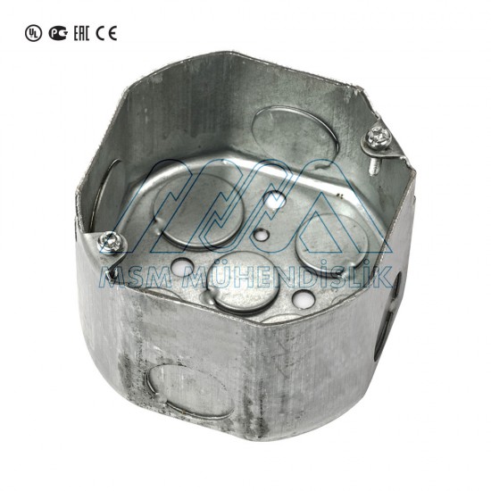 Octagonal Junction Box / 102x102x54 mm