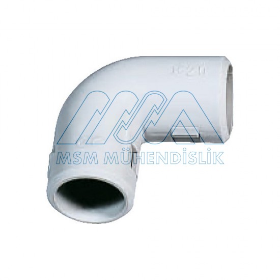 PVC 90° Elbow (Gray / IP40)
