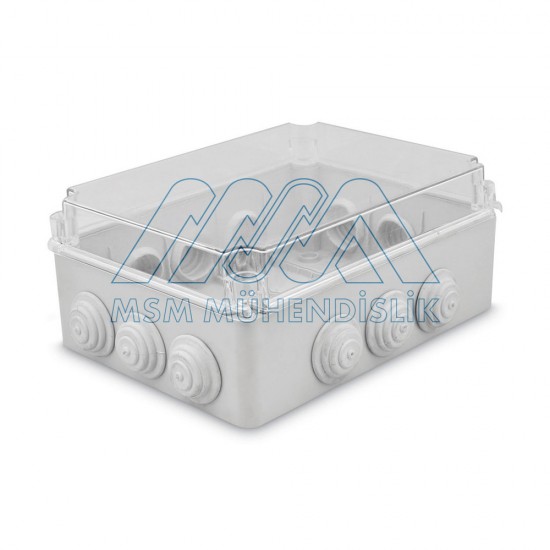 Box With A Transparent Cover (With Connector) Box With A Transparent Cover (With Connector)